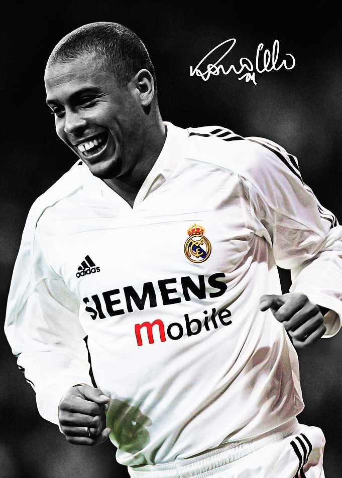Ronaldo in Real Madrid Jersey