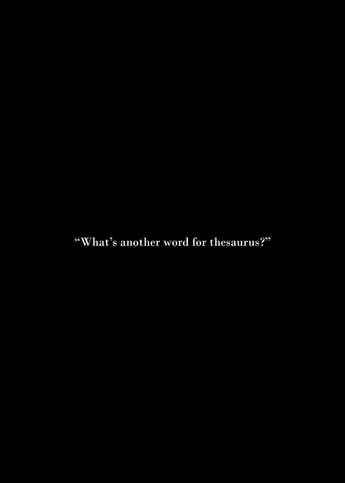Thesaurus Question Text Art