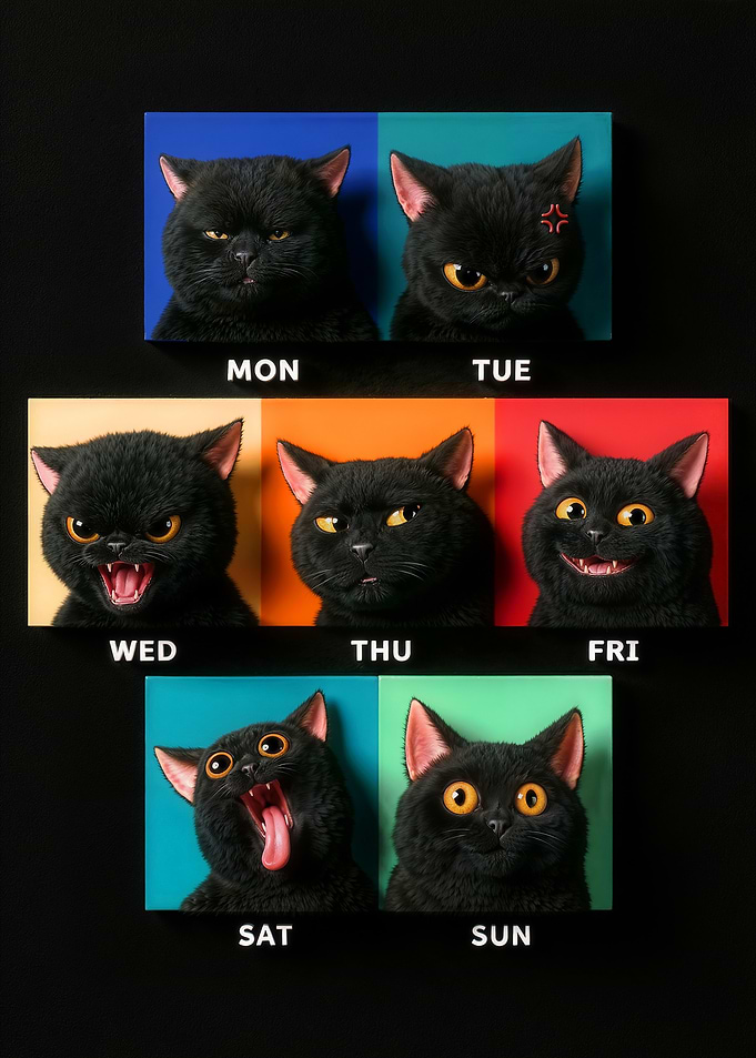 Cat Moods of the Week