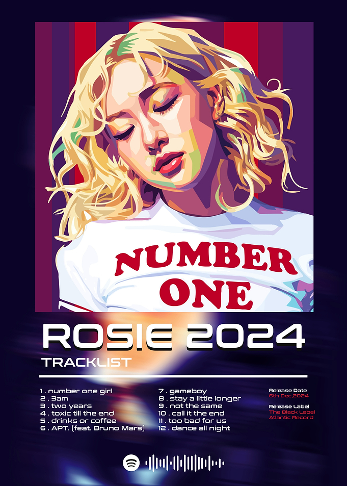 Rosie 2024 Album Cover Art