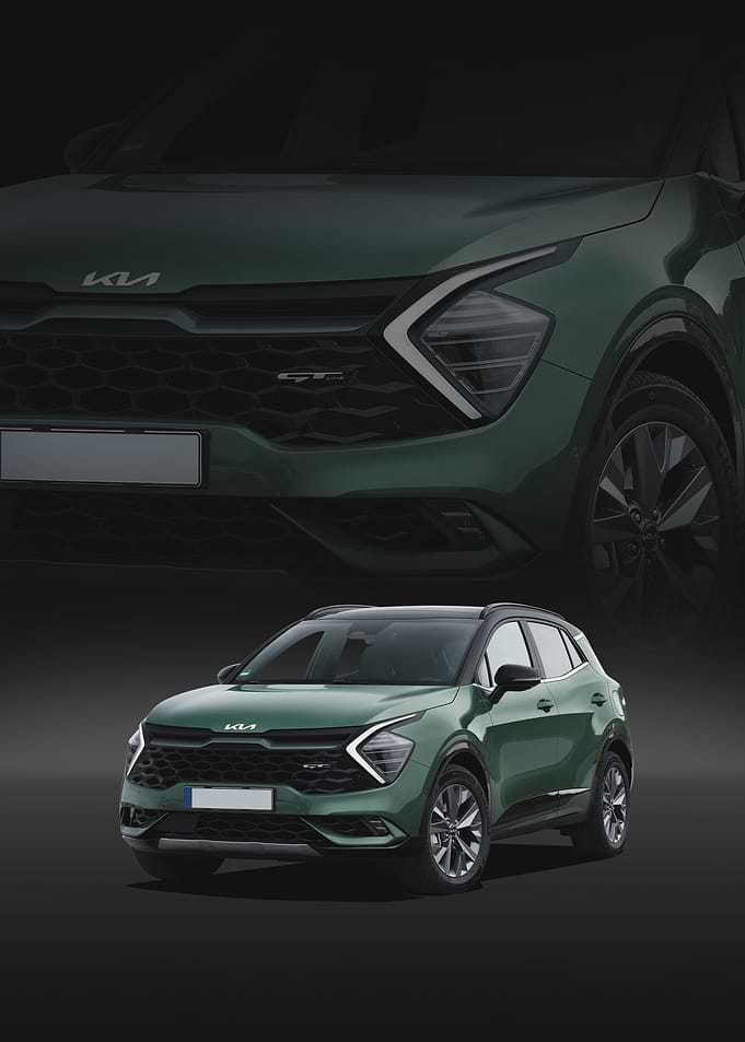 Green Kia Sportage