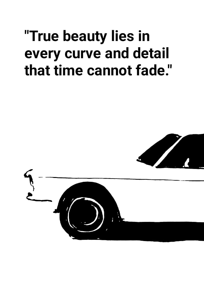 Classic Car Beauty Quote