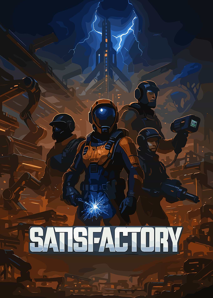 Satisfactory Game Cover Art