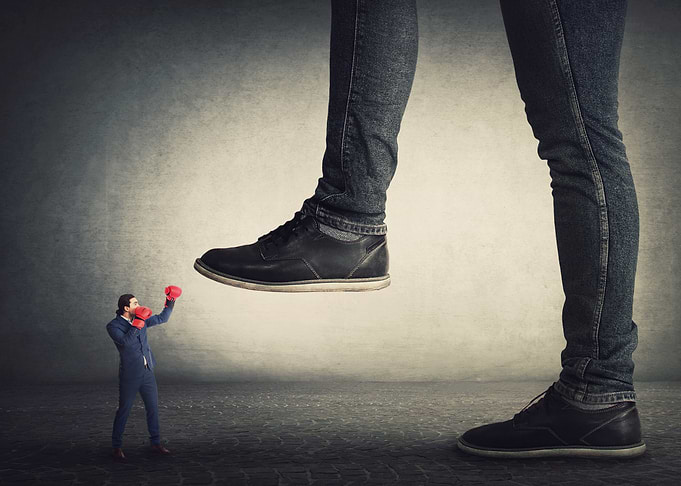 David vs Goliath: Boxing Match
