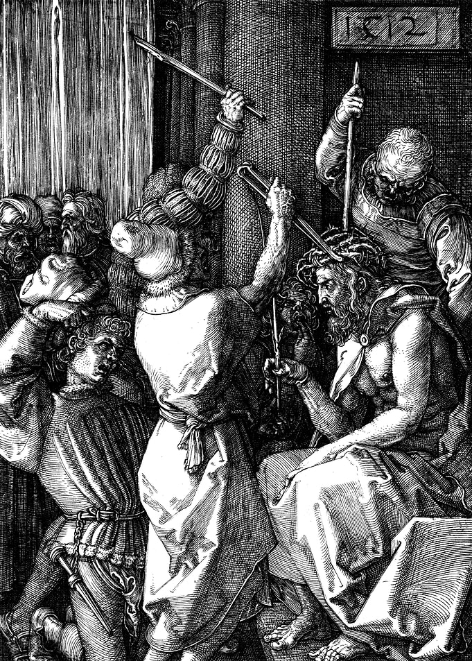 Christ Crowned with Thorns Albrecht Durer Engraving