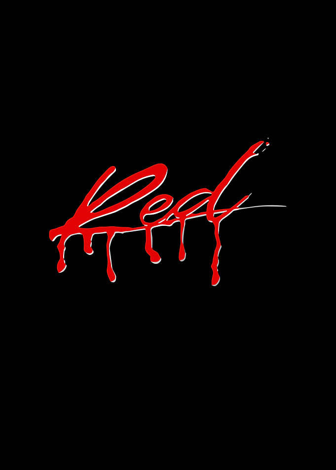 Playboi Carti Red dripping text on