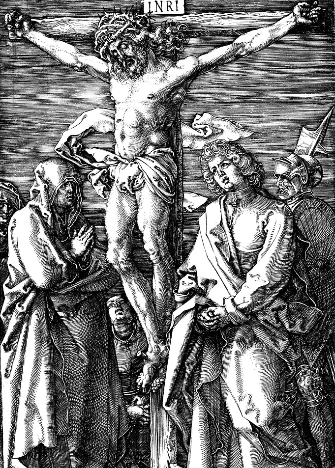 Crucifixion of Jesus Christ Albrecht Durer Engraving