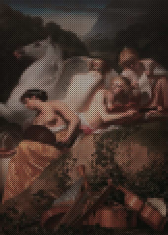 Four Muses and Pegasus