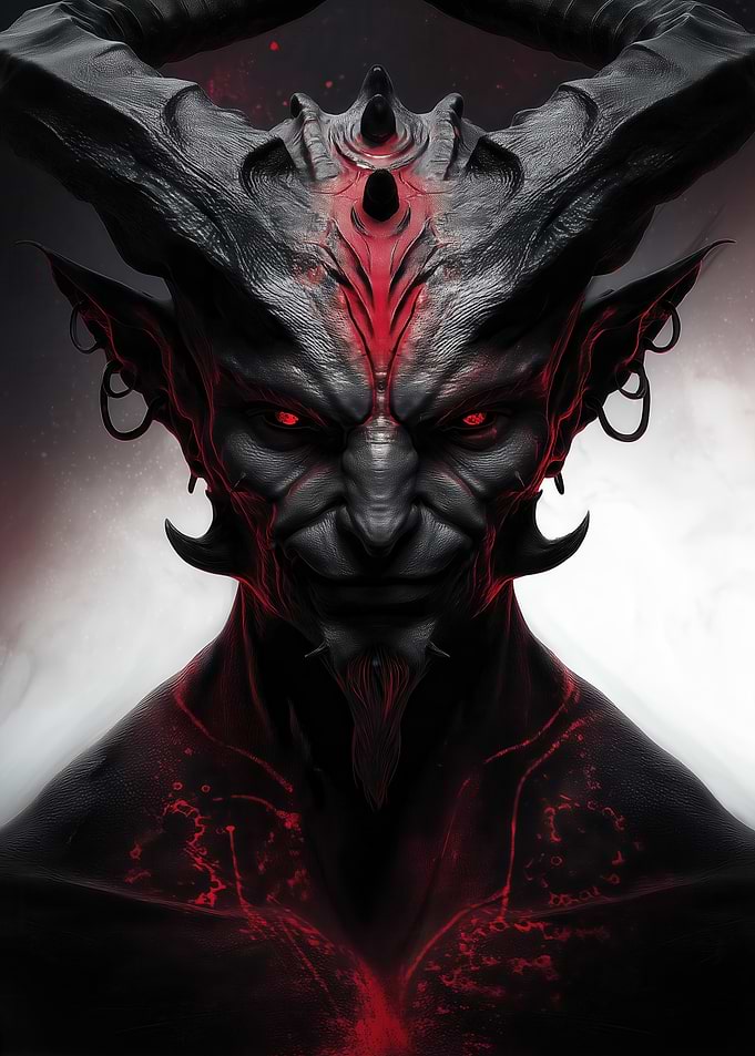 Horned Demon Portrait
