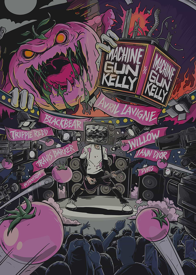Machine Gun Kelly Concert Poster