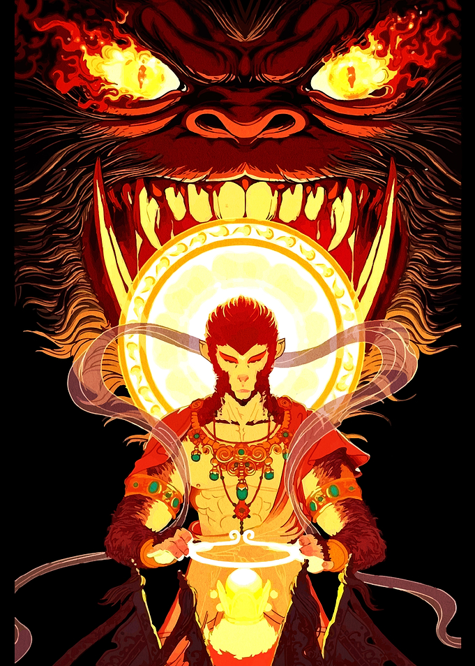 Monkey King and Fiery Demon