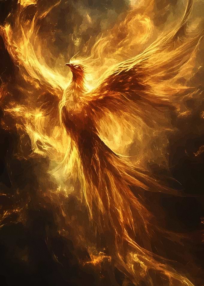 Fiery Phoenix Rising