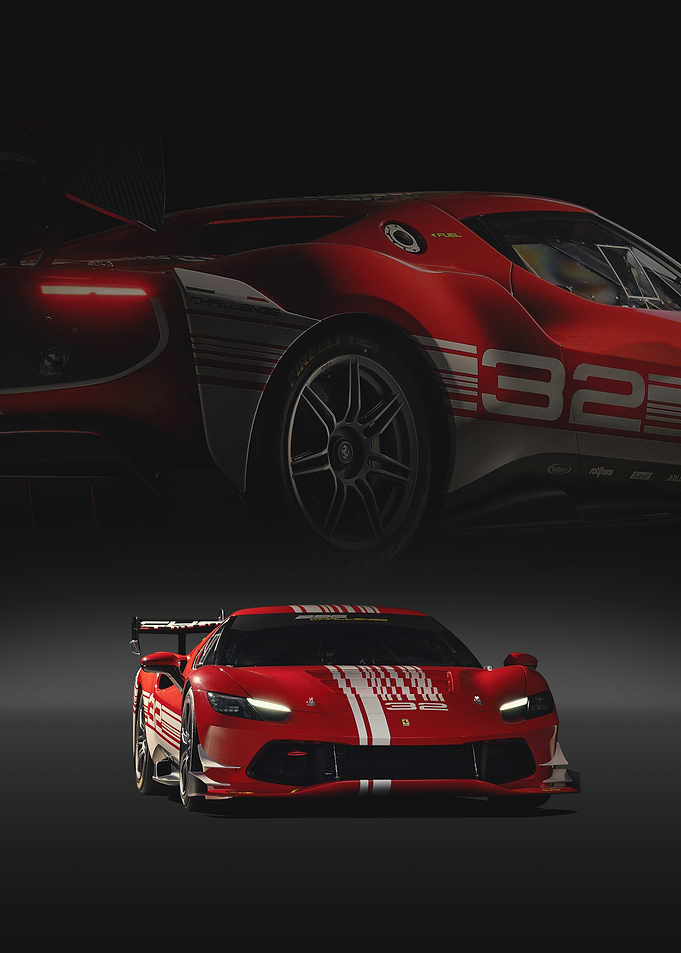Ferrari 296 Challenge poster