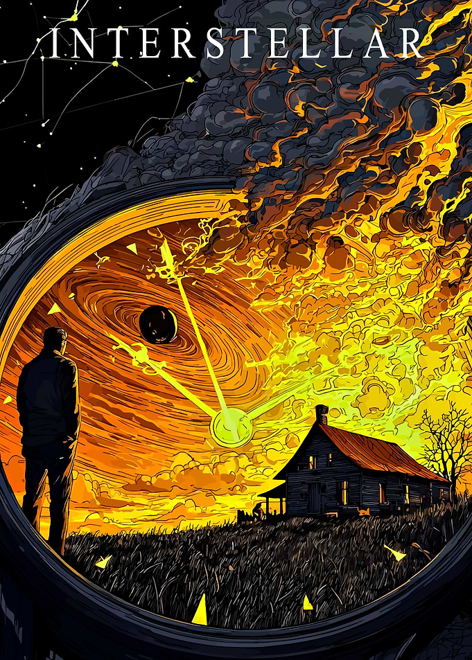 Interstellar Movie Poster Art