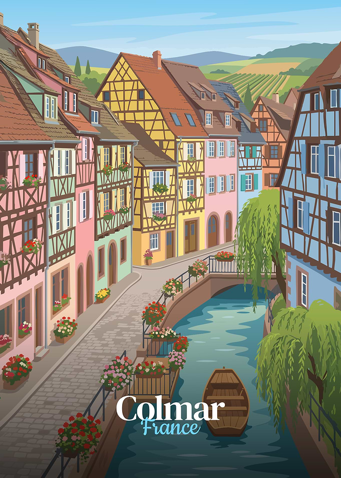 Colmar, France: Colorful Canal Town
