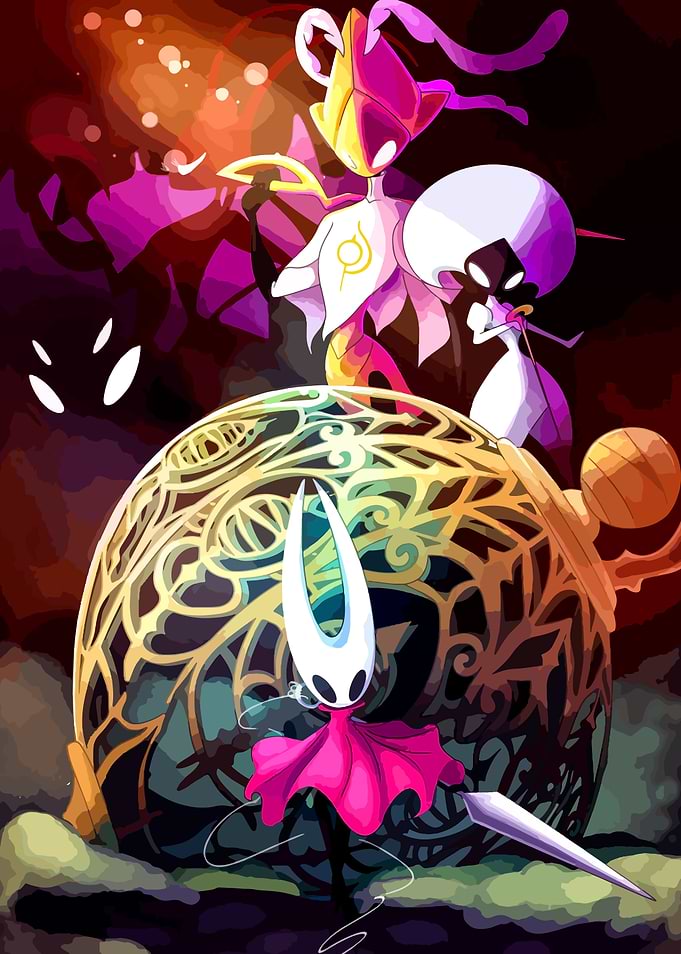 Hollow Knight Characters Digital Art