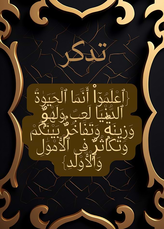 The Illusion of Worldly Life – Quranic Verse