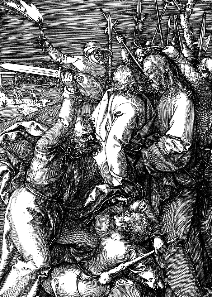 The Betrayal of Christ Albrecht Durer Engraving