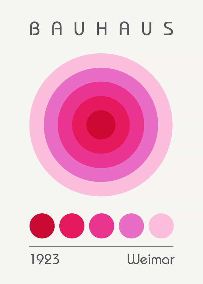 BAUHAUS | Pink Red Target