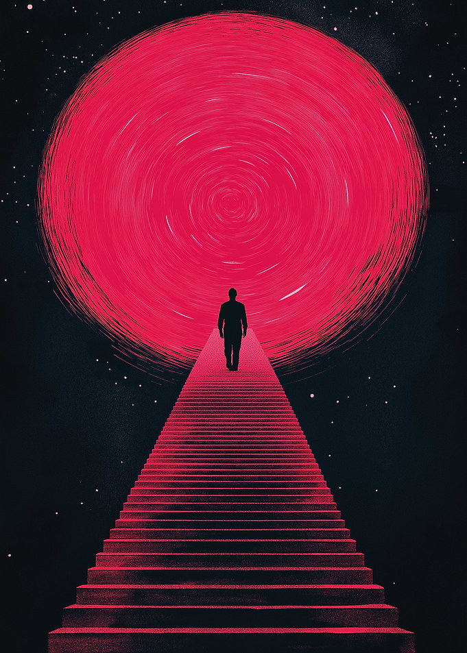 Stairway to Red Celestial Body