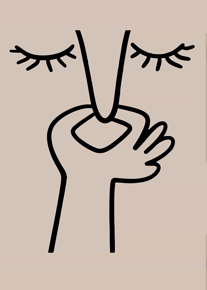 Minimalist Face Line Art