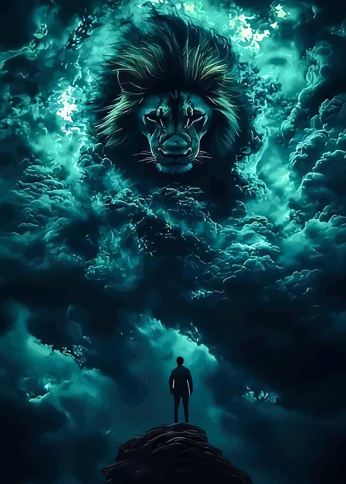 Lion in the Clouds