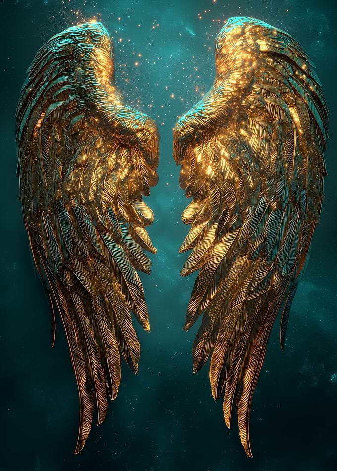 Golden Guardian Wings