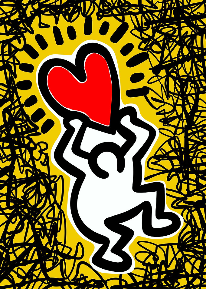 Figure Holding Heart i