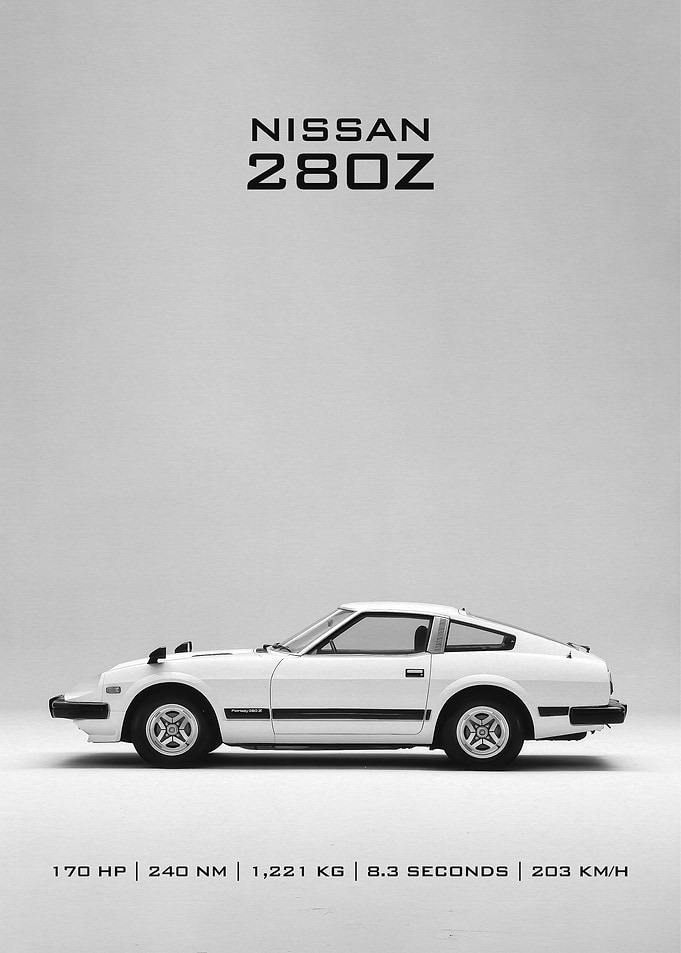 Nissan 280Z Car Poster