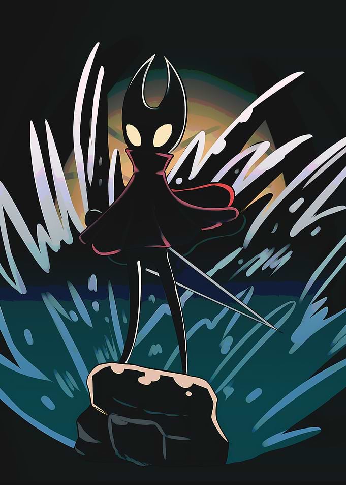 Hollow Knight Character Illustration