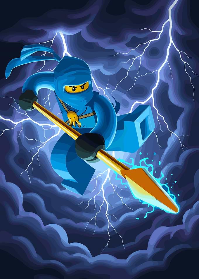 Ninjago Jay Lightning Spear