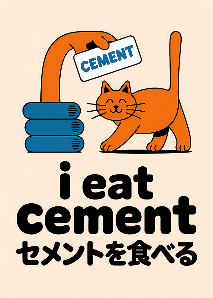 I Eat Cement Cat