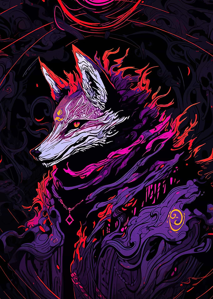 Mystic Fox Portrait
