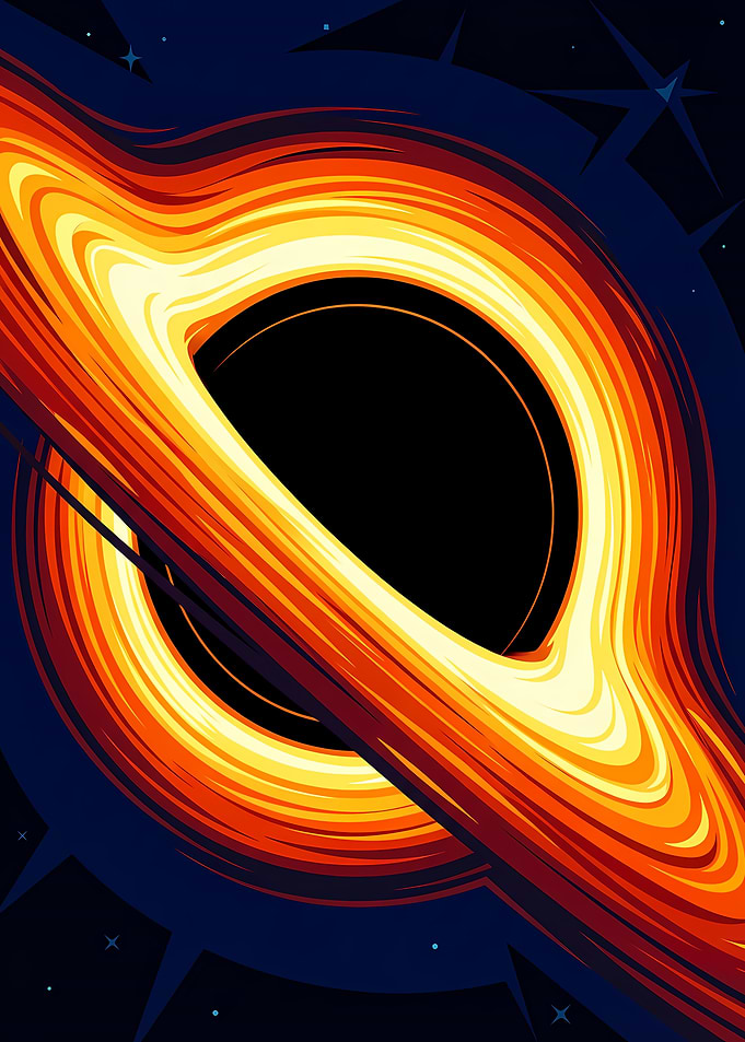 Black Hole Digital Art