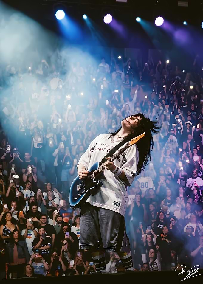 Musician Performing Live on Stage