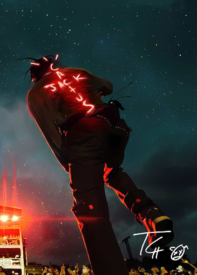 Travis Scott Cactus Jack Illustration