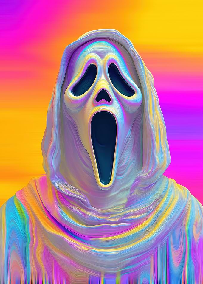 Psychedelic Scream Mask