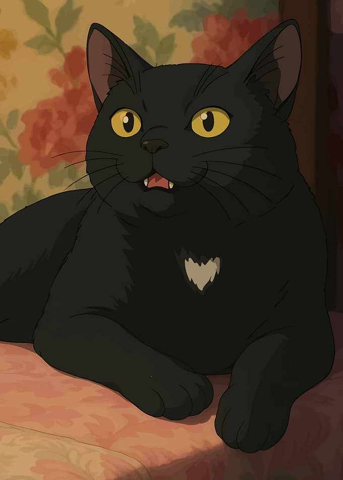 Jiji the Cat Illustration