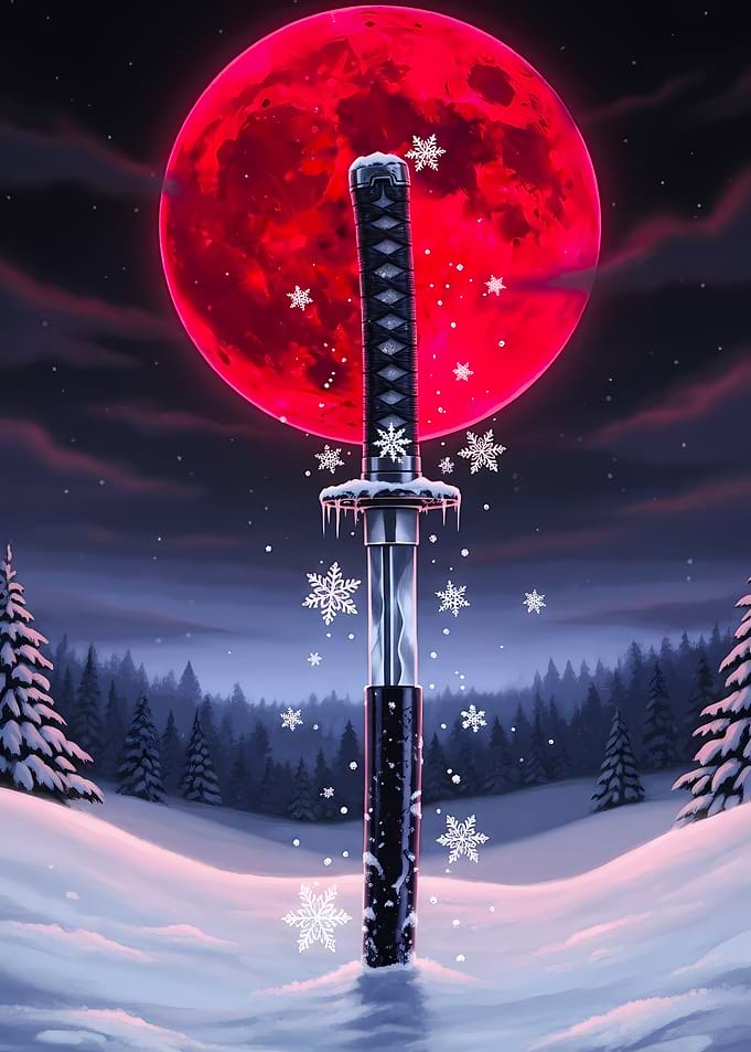 Katana in Snow