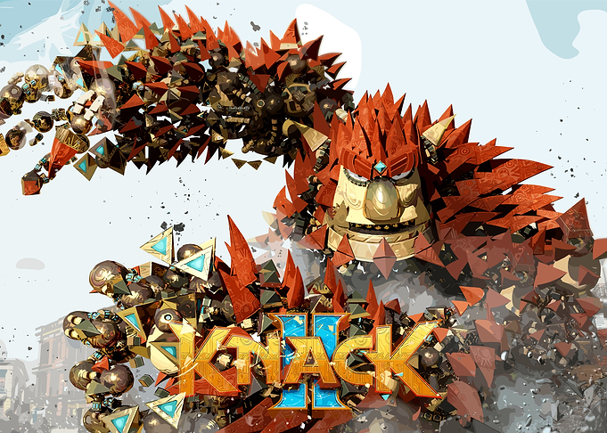 Knack II Game Cover Art
