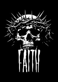 Faith Skull Crown of Thorns