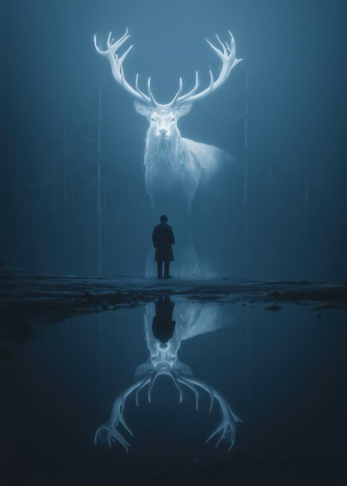 Mystical Deer Spirit Animal