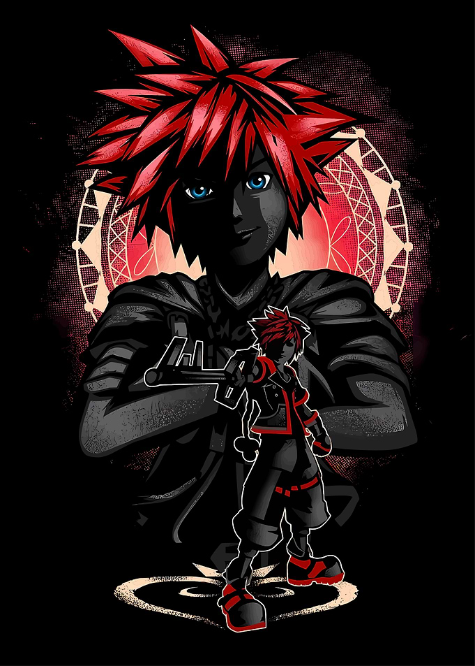 Kingdom Hearts Sora Illustration