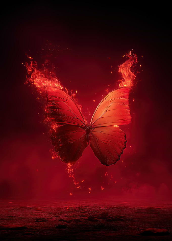 Fiery Butterfly