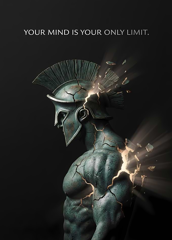 Spartan Statue: Mind Over Matter