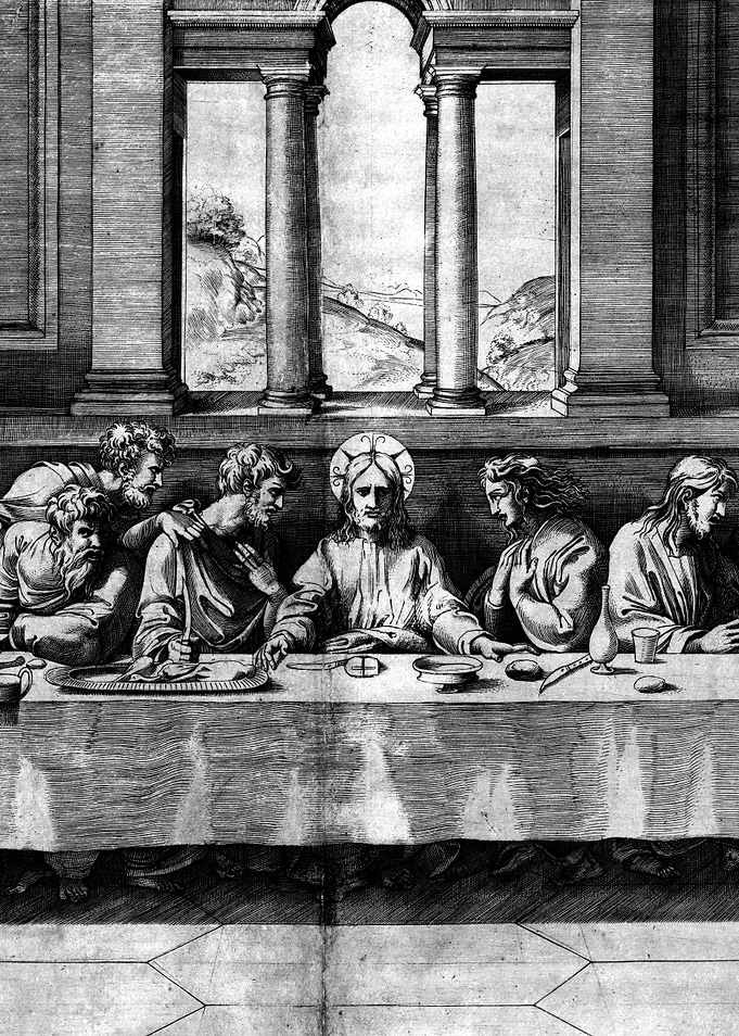 The Last Supper Engraving