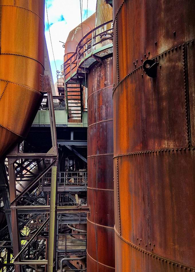 Rusty Industrial Structures
