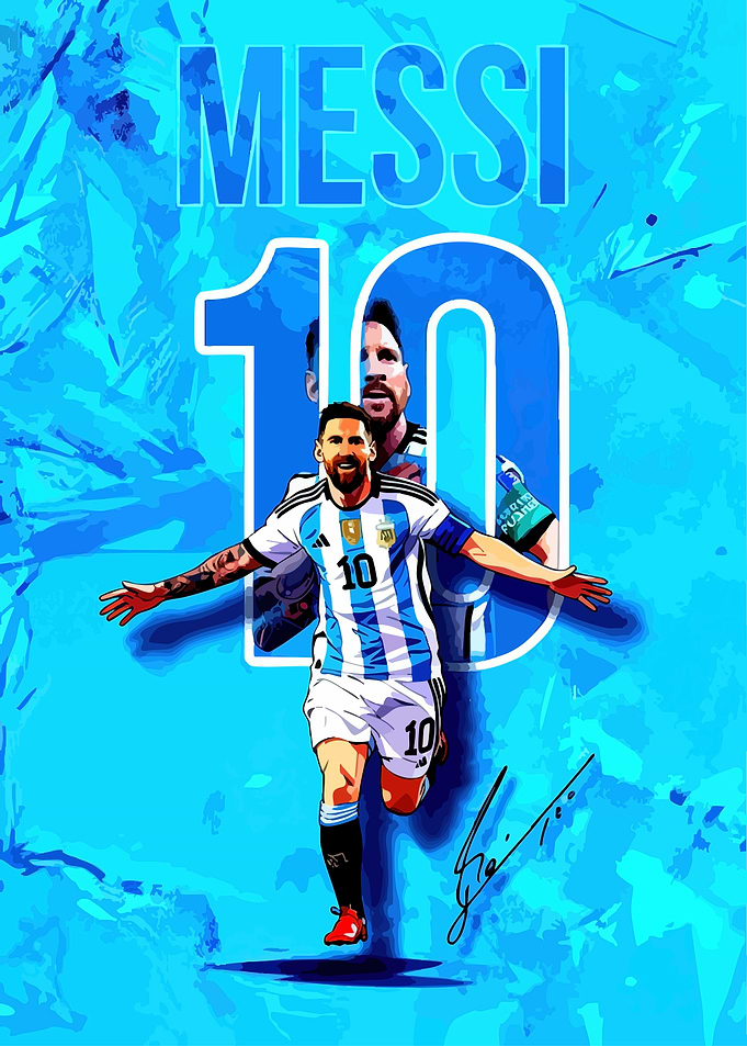 Lionel Messi Illustration