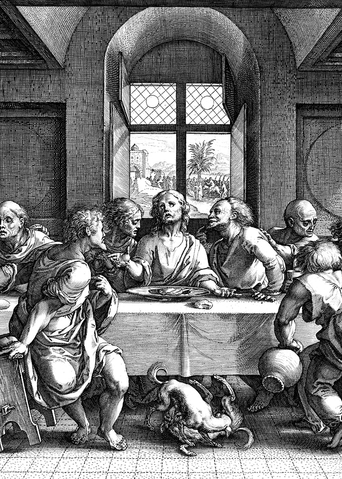 The Last Supper Engraving