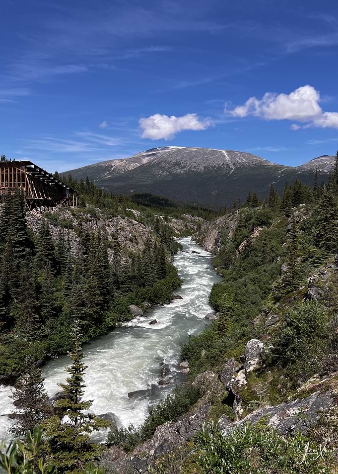 Mountain Canyon River Valley Landscape Canada